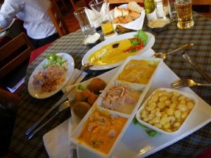 Comida Peruana en de Santiago de Santiago